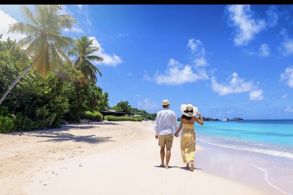 Relaxing stroll