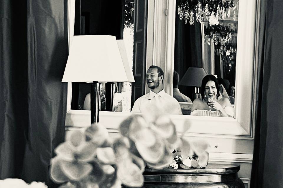 Reception laughter