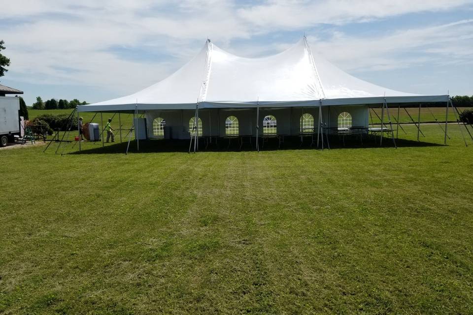 Tent setup