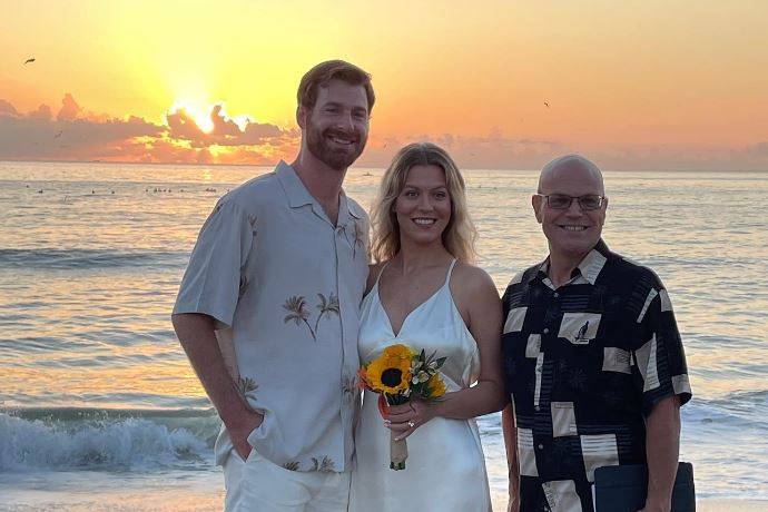 Casual Beach Wedding