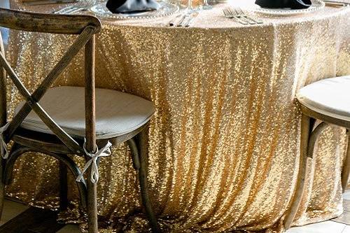 Gold Sequin - Creative Coverings