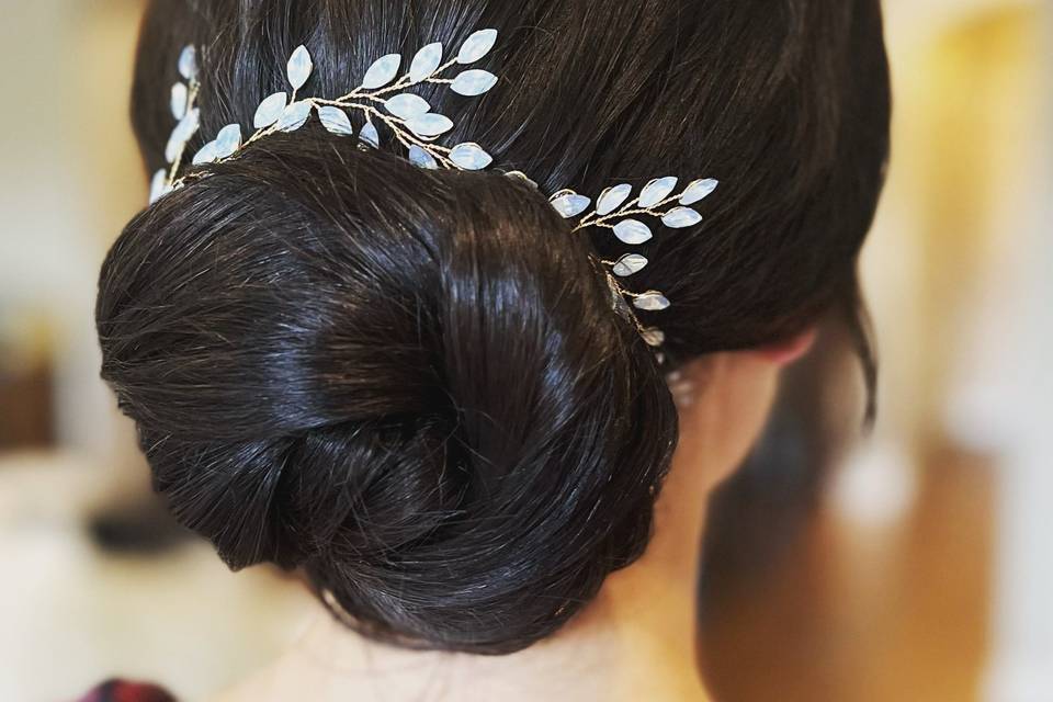 Bridal hair and makeup trial