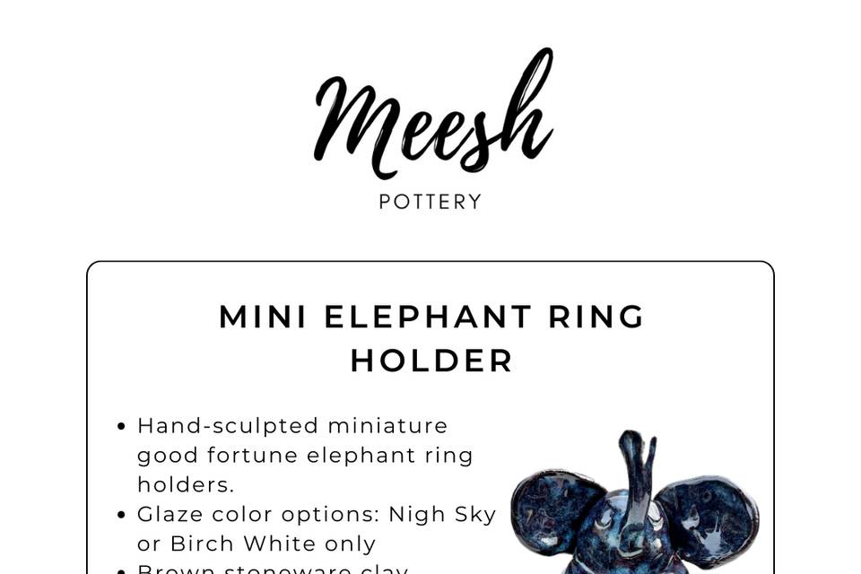 Elephant Ring Holder Info