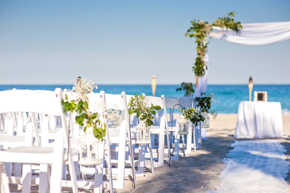 One beach wedding at a time