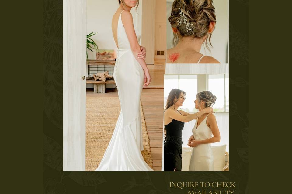 Hair and makeup.