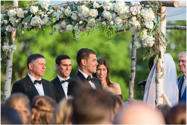 Floral ceremony arch