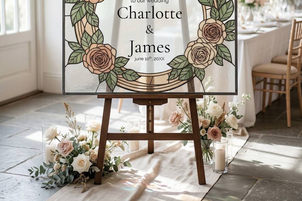 Faux Stained Glass Template We