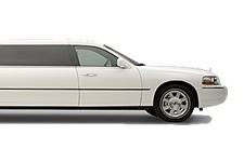 10 passenger white stretch limo classic wedding elegance