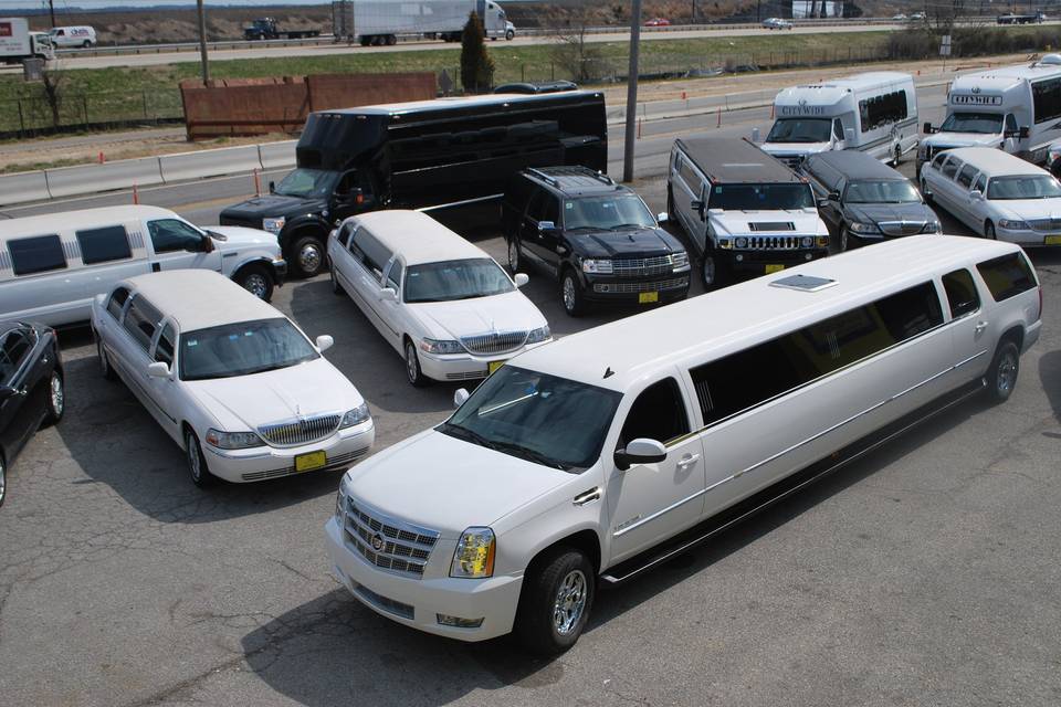 City Wide Limousine fleet