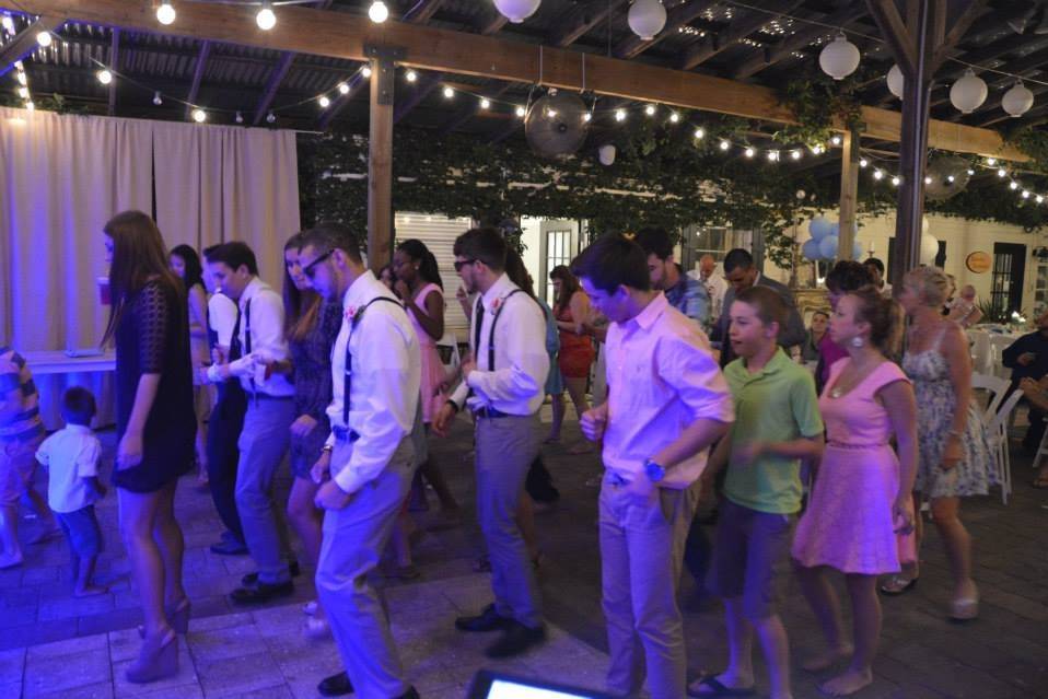 Outdoor dance floor