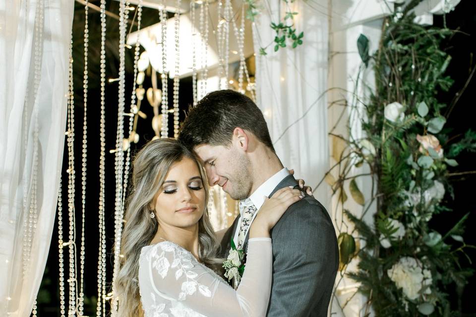 Bride & Groom at reception