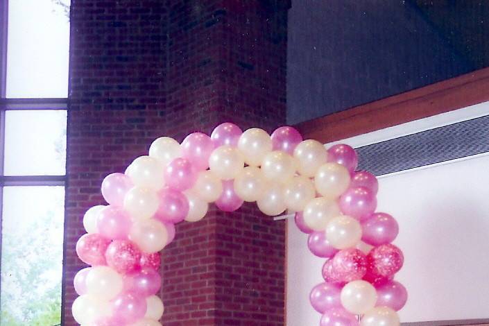 Cake table arch