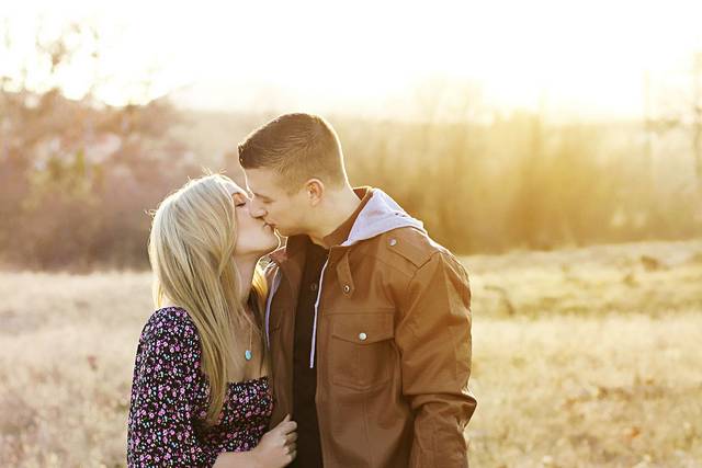 Gorgeous Engagement Session during our favorite time of day, Golden Hour.
