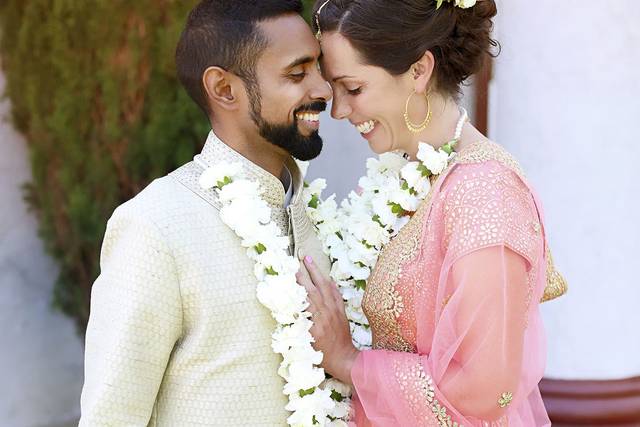 A fun and colorful wedding!