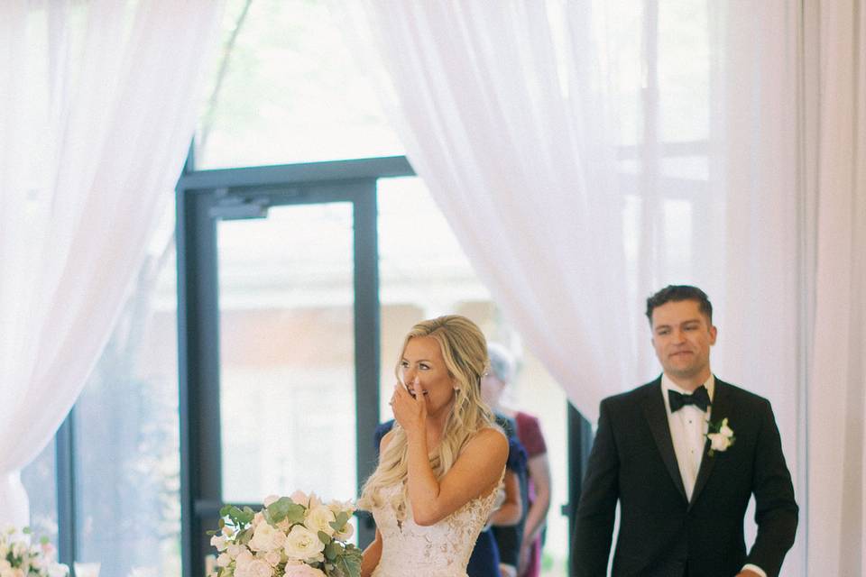 Bride's Reaction