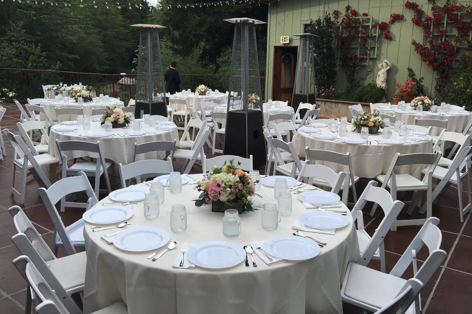 The tables are set