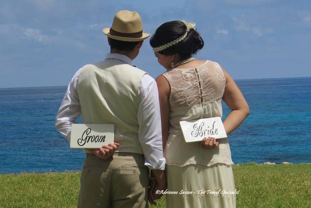 Bride and groom