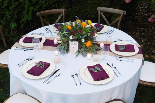 Rustic romance table package