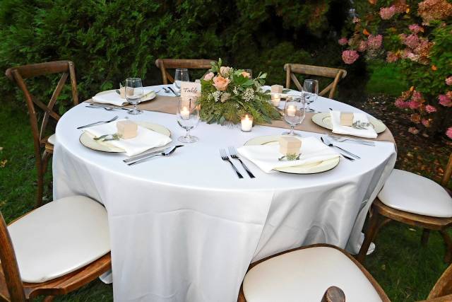 Rustic romance table package