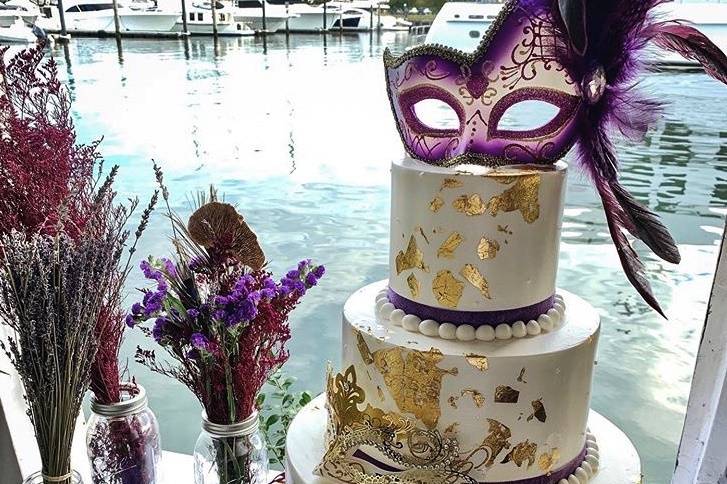 New Orleans theme cake