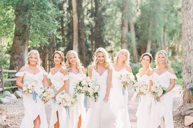 Bridesmaids & bride
