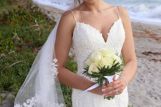 Turtle Beach Bridal Portrait