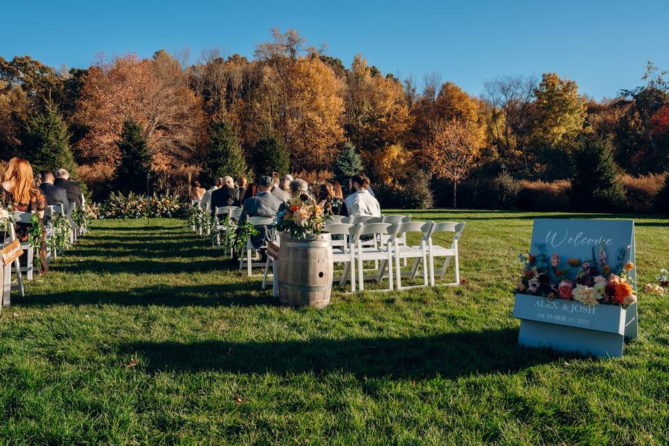 Perona Farms NJ Fall Wedding