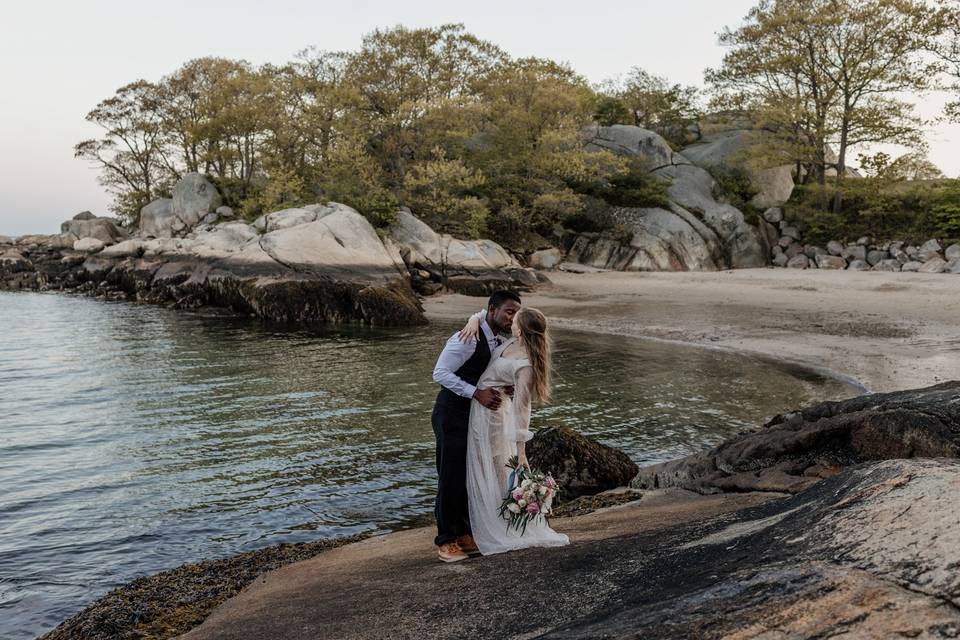 Glouchester MA Beach Elopement