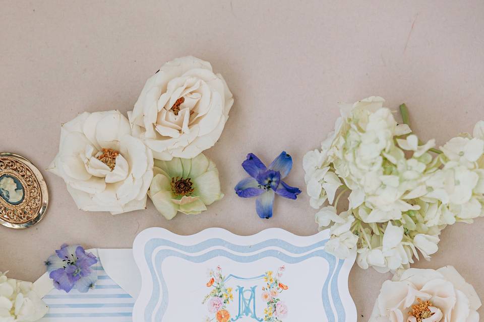 STD,  Watercolor invitations