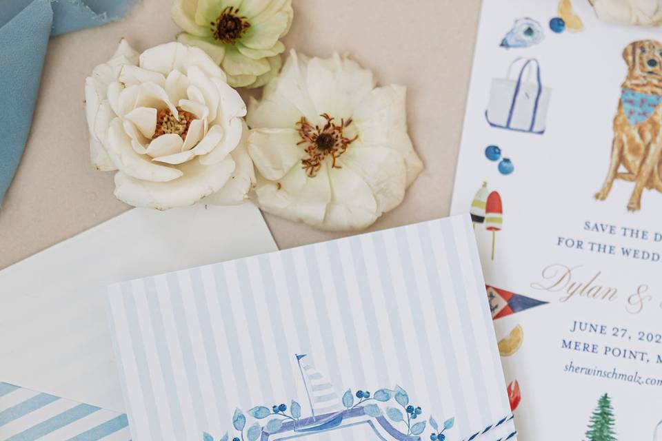 Watercolor wedding std