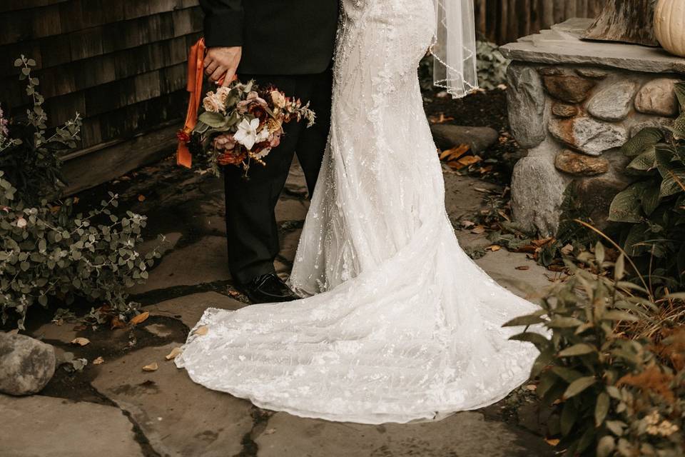 Vermont fall wedding