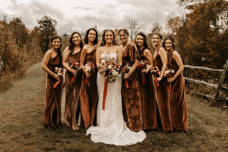 Vermont fall wedding