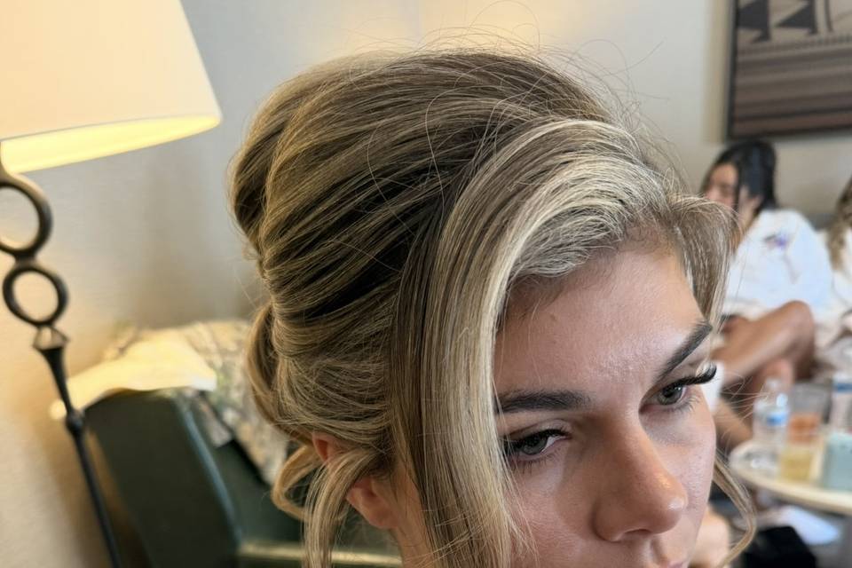 High bun