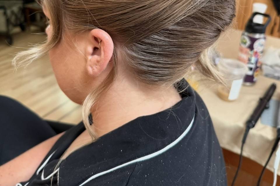 French twist bun