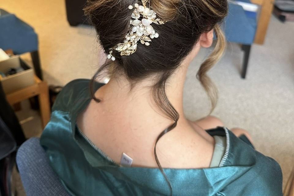 High bun