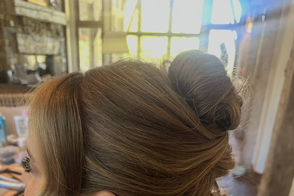 High bun