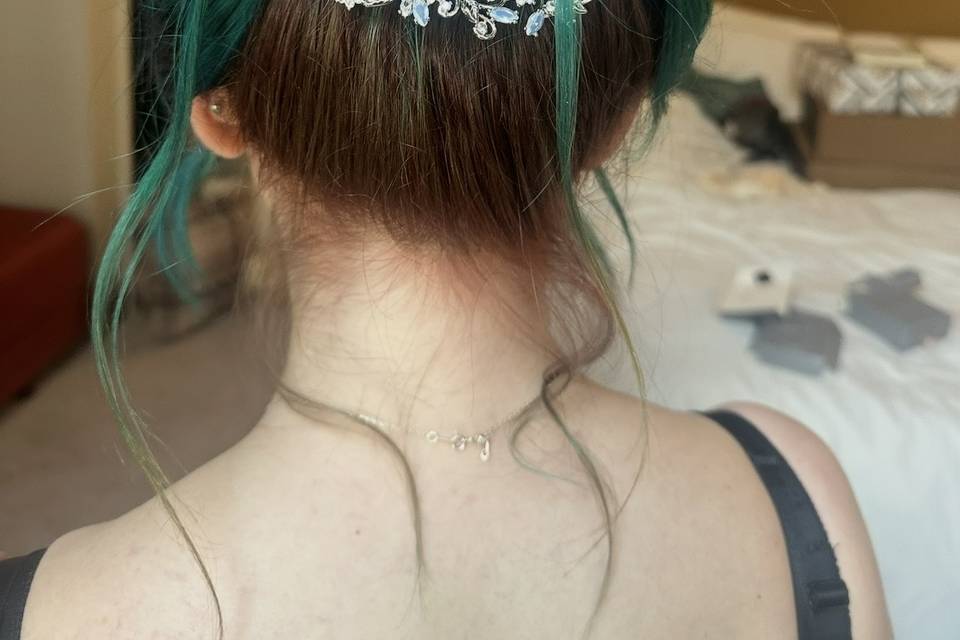 High bun