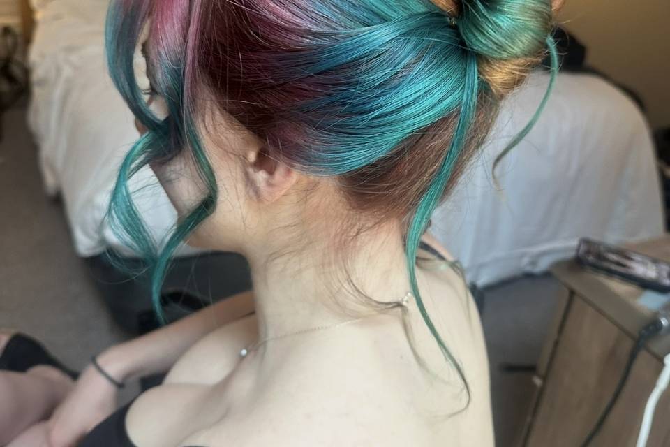 High bun