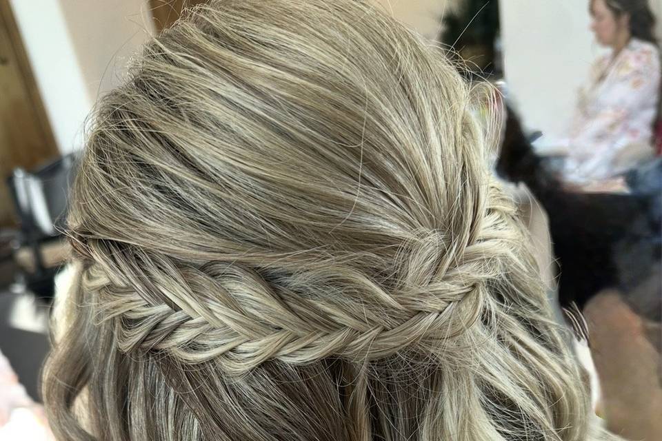 Half up fish tail