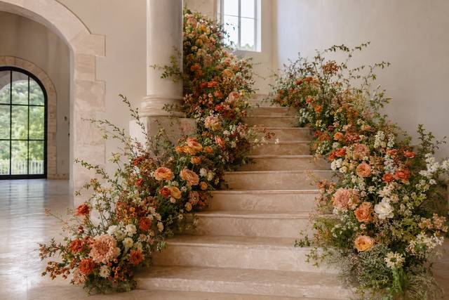 Terracotta, rust, peach and cr