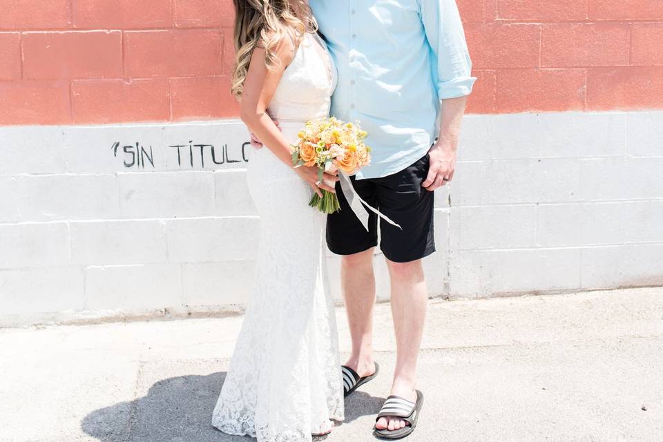 Downtown las vegas elopement