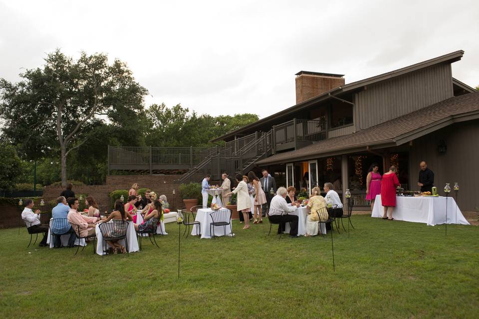 Wedding reception area