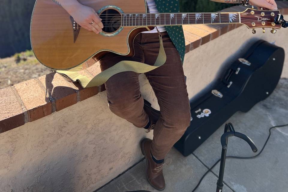 Tuning up for a private party!