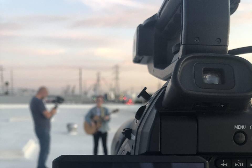 Music video shoot