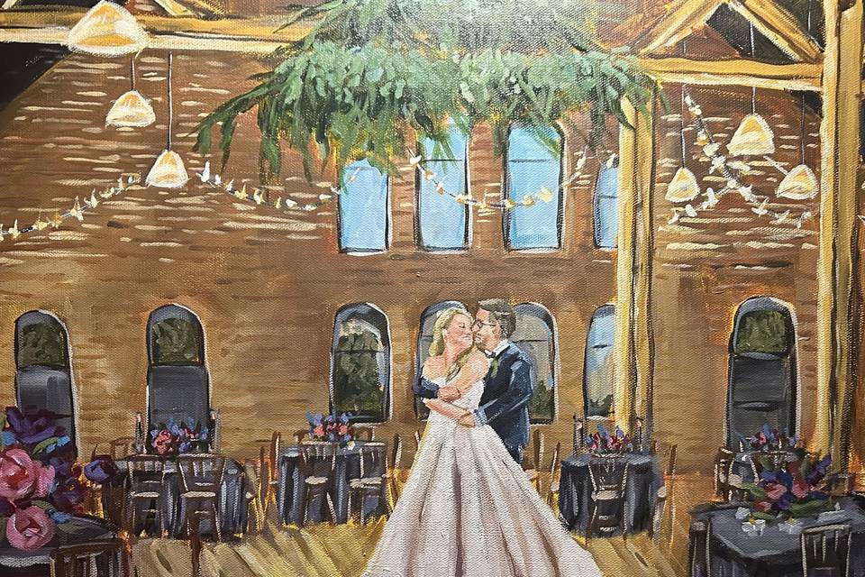 First dance painting