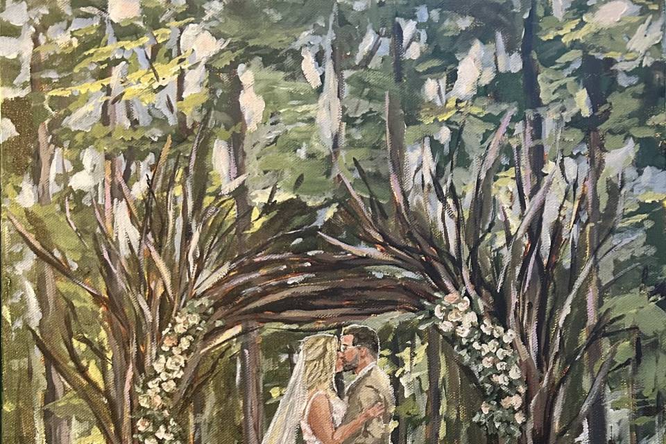 Wedding in the forest