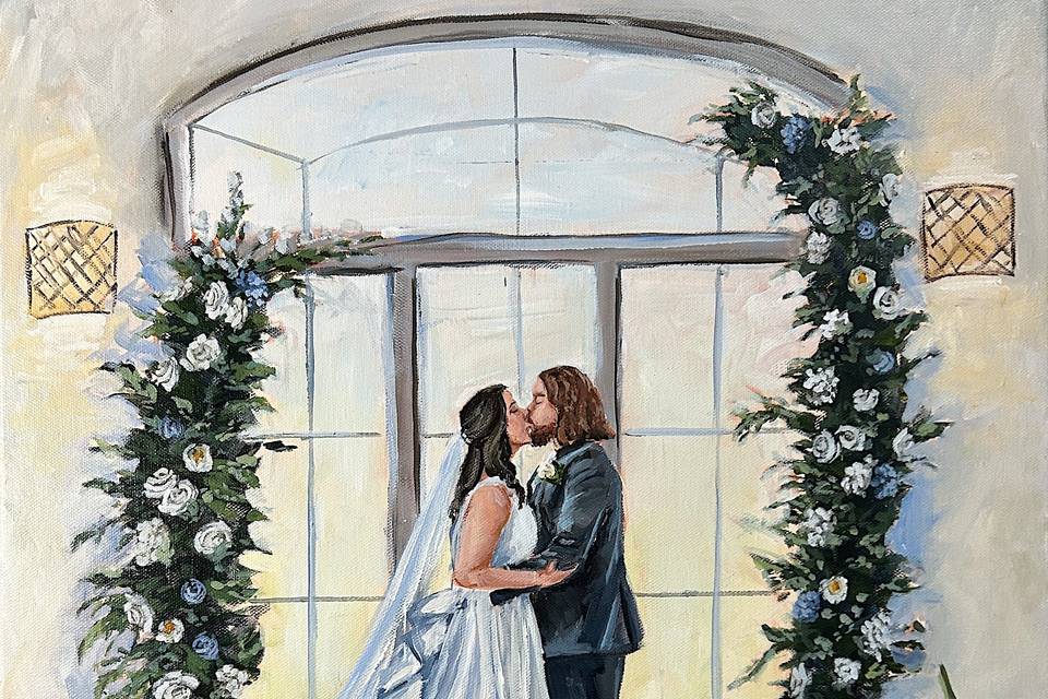 Meadow view ceremony