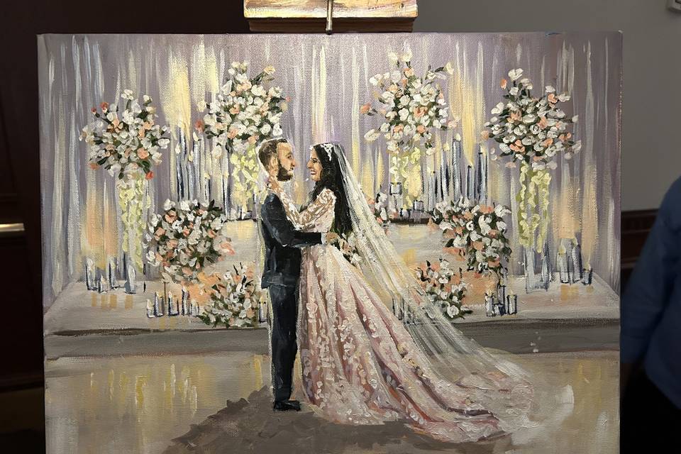 Floral first dance