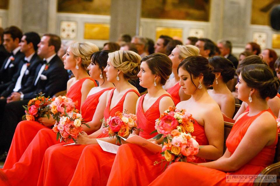 Wedding attendants