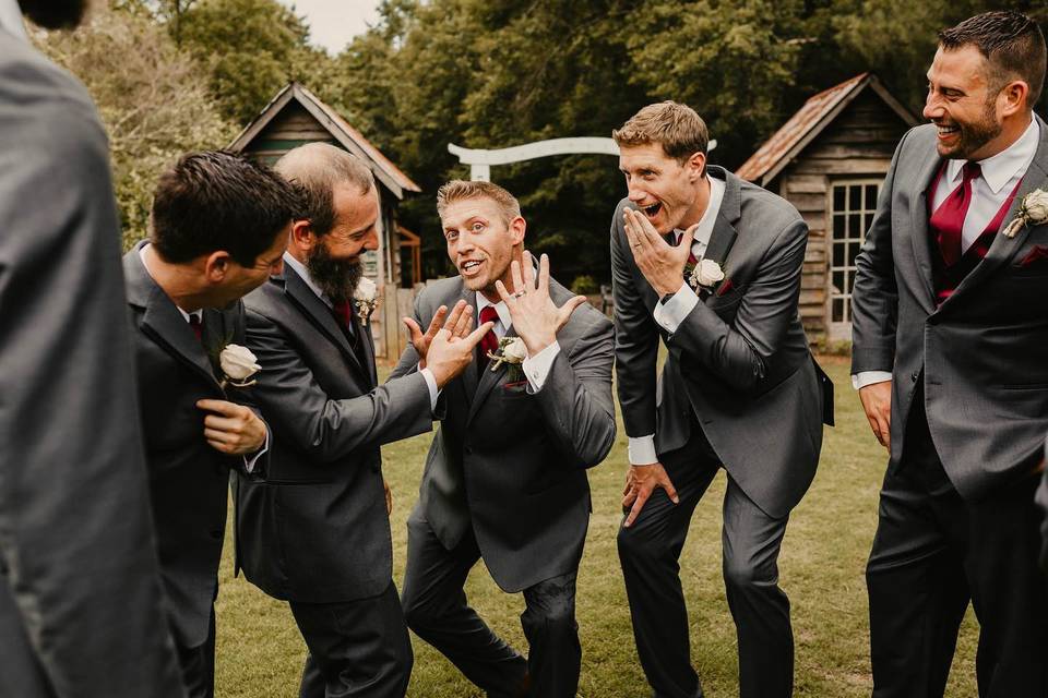 Groom and Groomsman